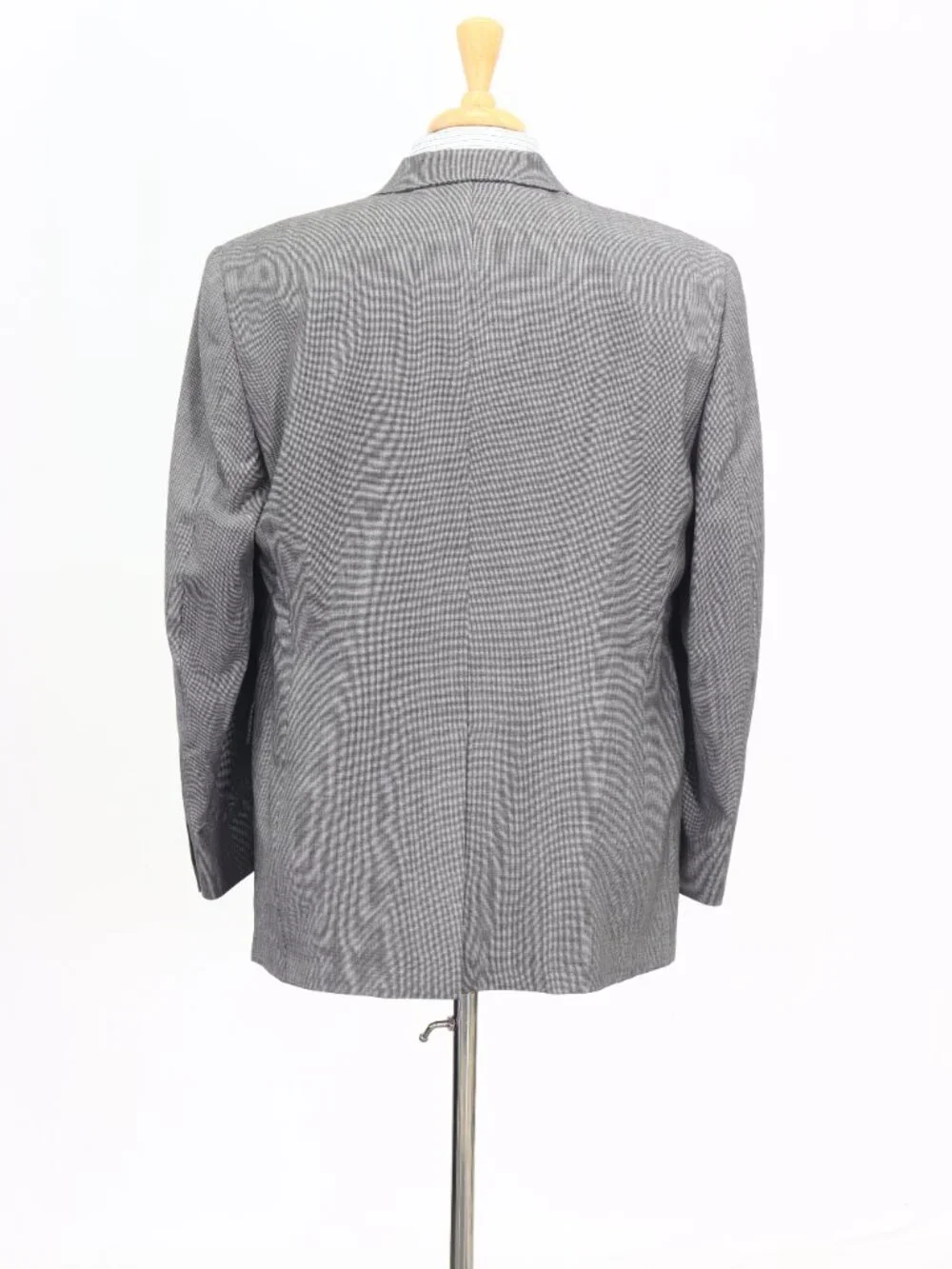 Austin Reed 44R Gray Blazer Sport Coat Jacket 2-Button Houndstooth W861